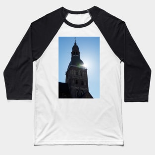 Tower of the Riga Cathedral Baseball T-Shirt